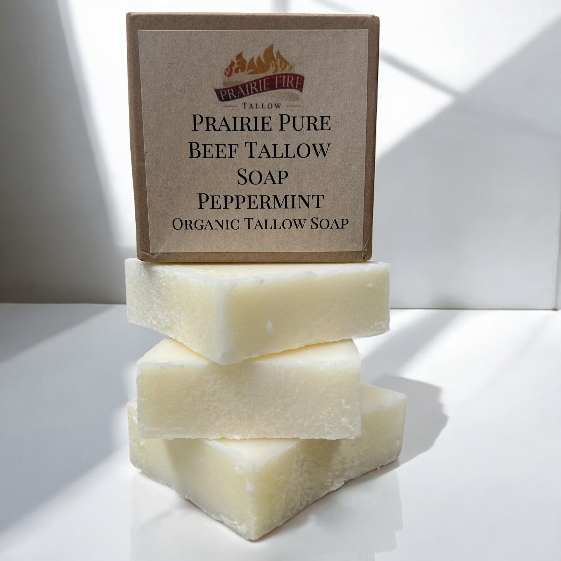 Grass Fed Tallow Soap Bar 3 Pack Fragrance Free Sensitive