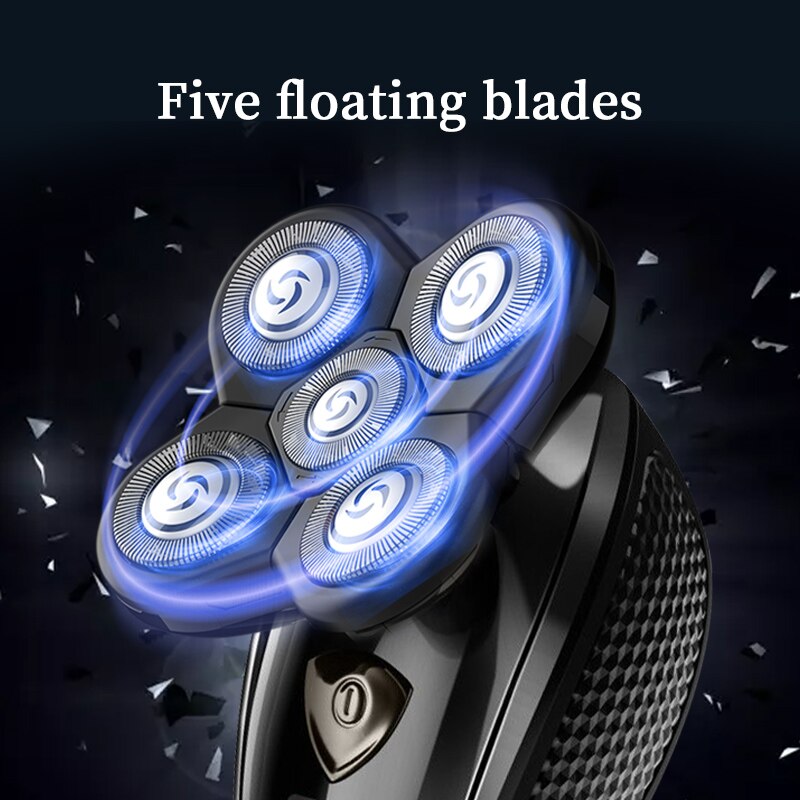 Multifunctional Electric Grooming Kit Wet Dry Rechargeable Beard Trimmer