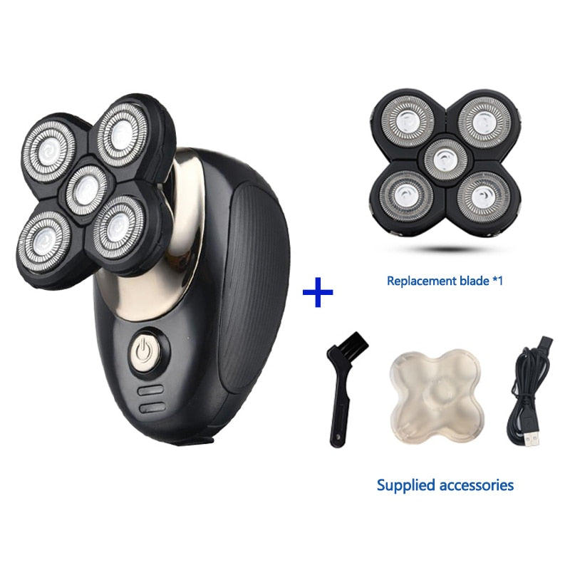 Multifunctional Electric Grooming Kit Wet Dry Rechargeable Beard Trimmer