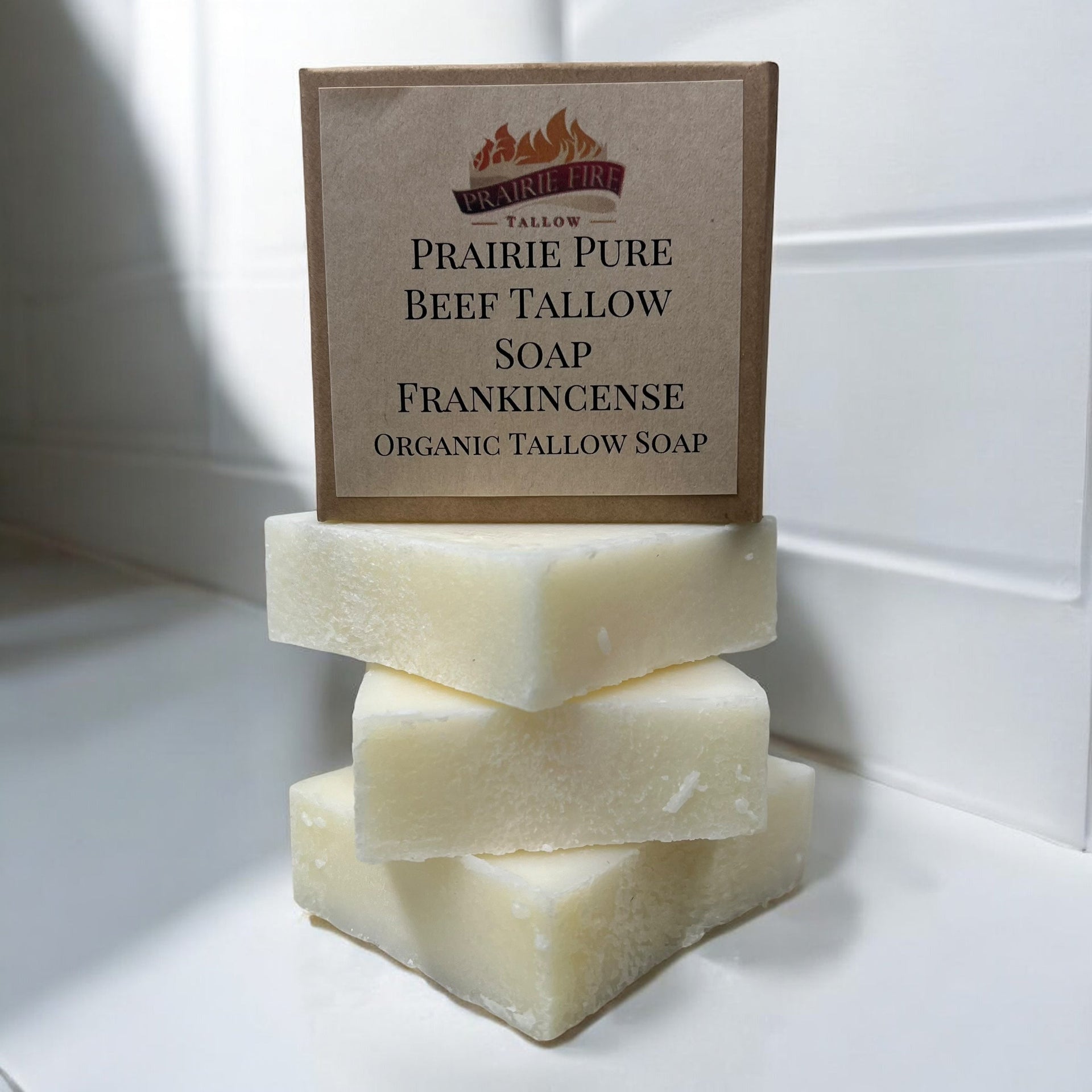 Grass Fed Tallow Soap Bar 3 Pack Fragrance Free Sensitive