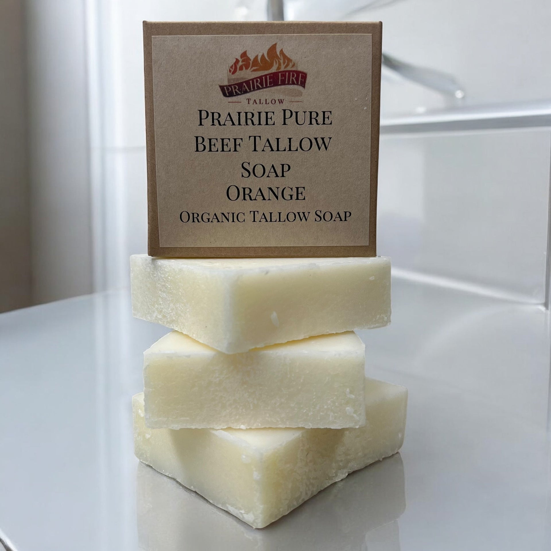 Grass Fed Tallow Soap Bar 3 Pack Fragrance Free Sensitive