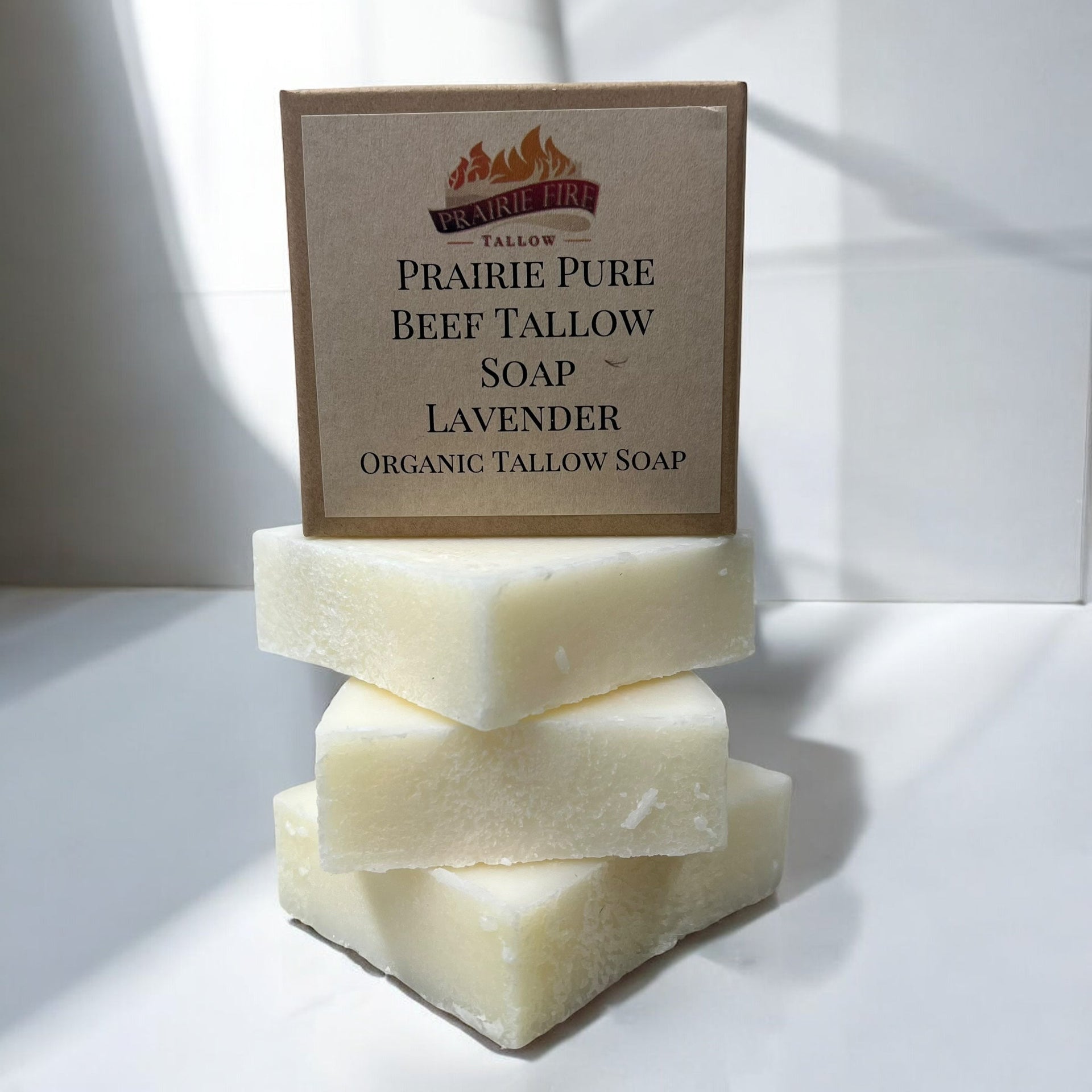 Grass Fed Tallow Soap Bar 3 Pack Fragrance Free Sensitive