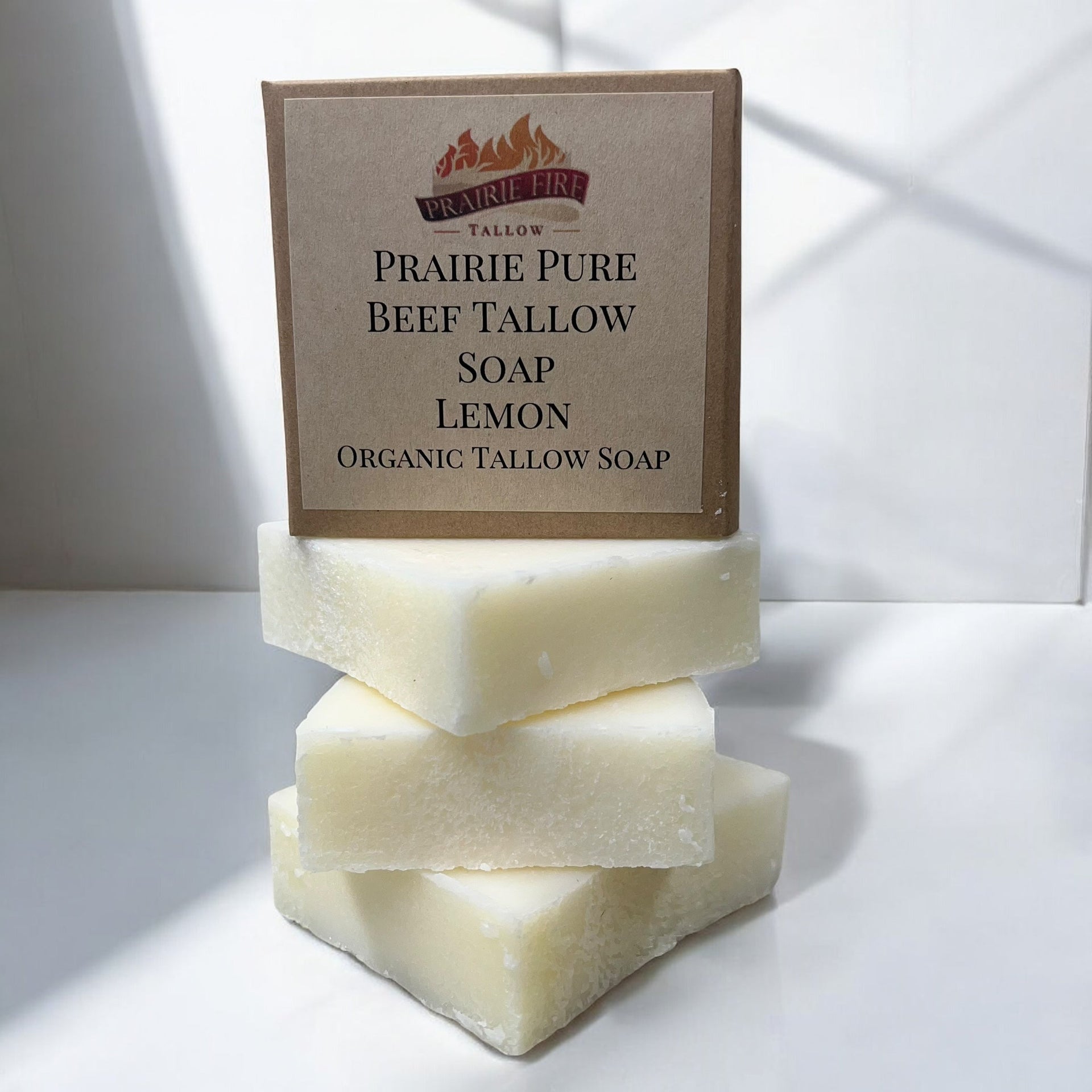 Grass Fed Tallow Soap Bar 3 Pack Fragrance Free Sensitive
