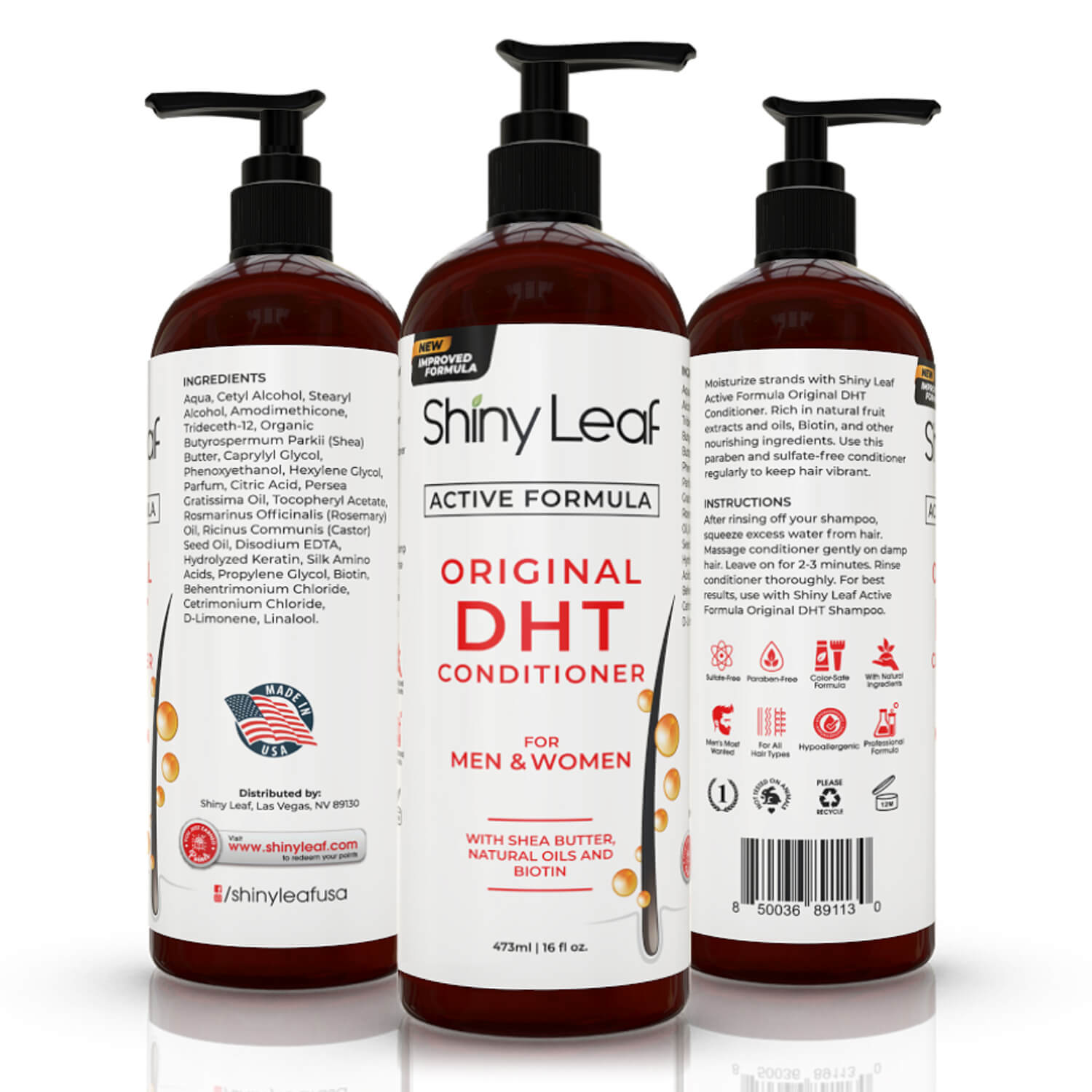 Blocker Anti Hair Loss Shampoo Conditioner Set Biotin