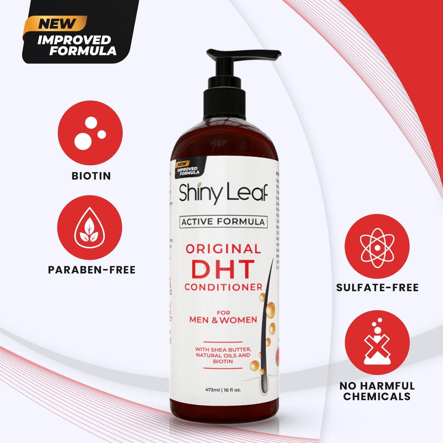 Blocker Anti Hair Loss Shampoo Conditioner Set Biotin