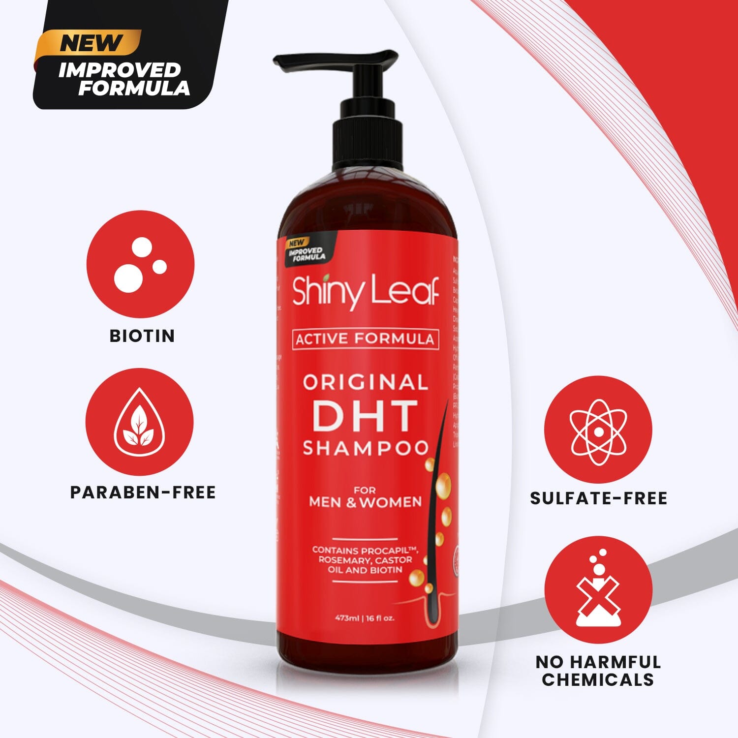 Blocker Anti Hair Loss Shampoo Conditioner Set Biotin