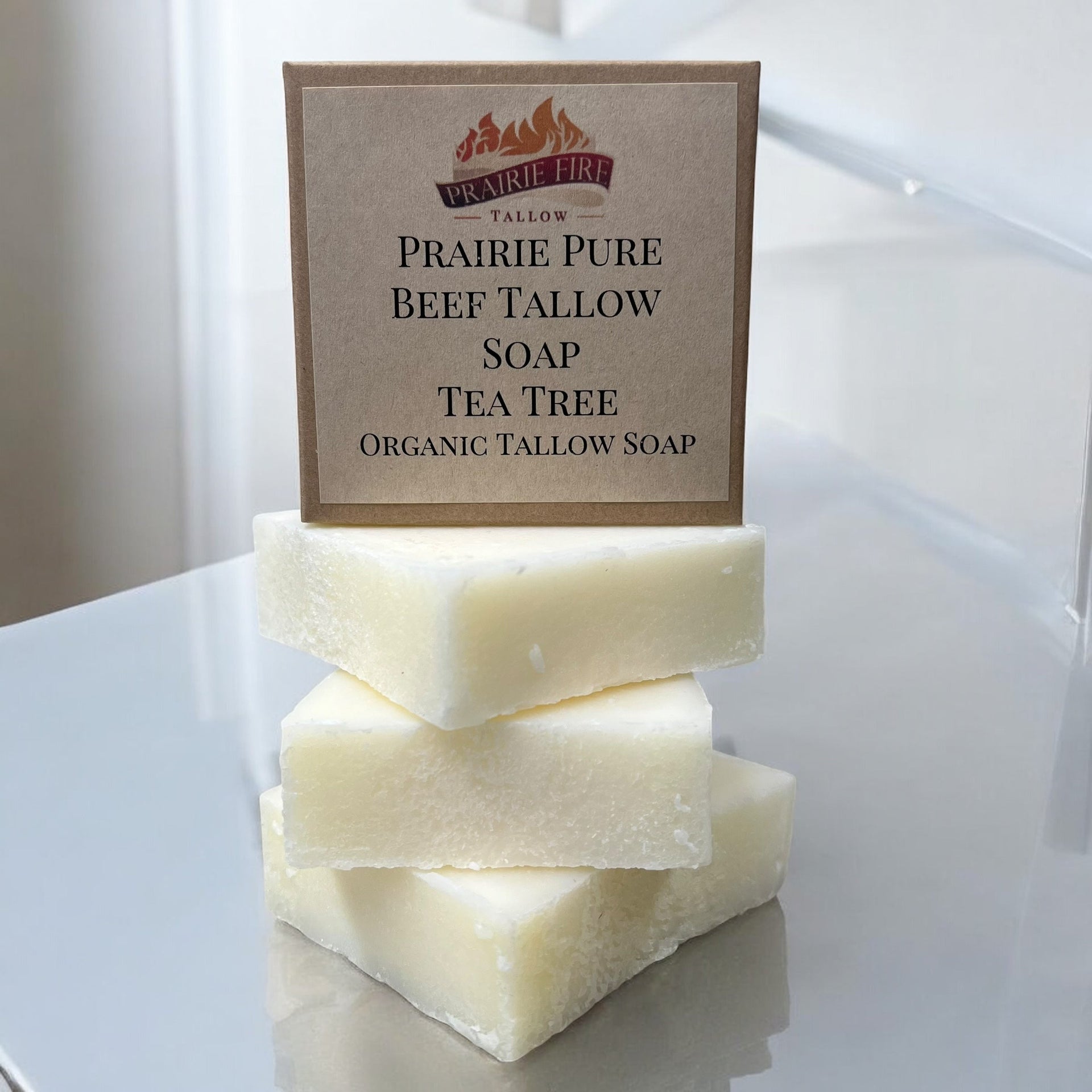 Grass Fed Tallow Soap Bar 3 Pack Fragrance Free Sensitive