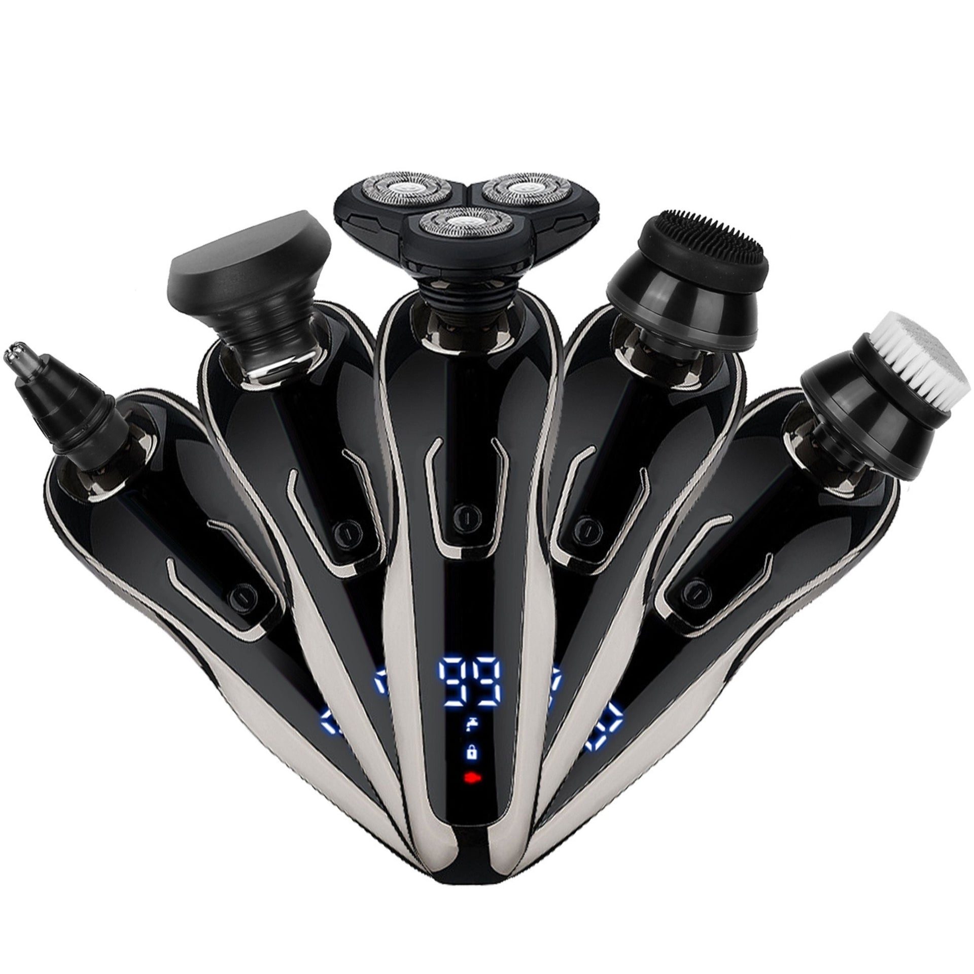 5 in 1 Electric Razor Kit Cordless Waterproof Grooming Shaver