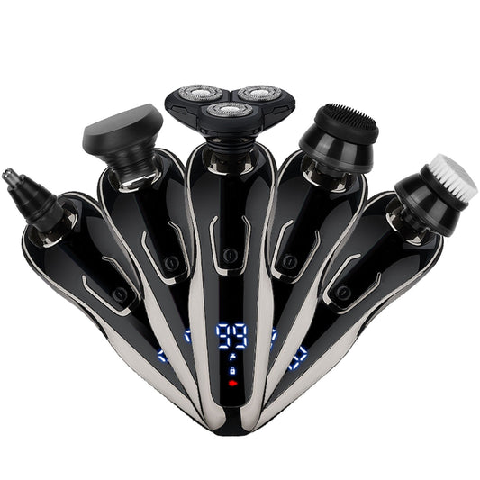 5 in 1 Electric Razor Kit Cordless Waterproof Grooming Shaver