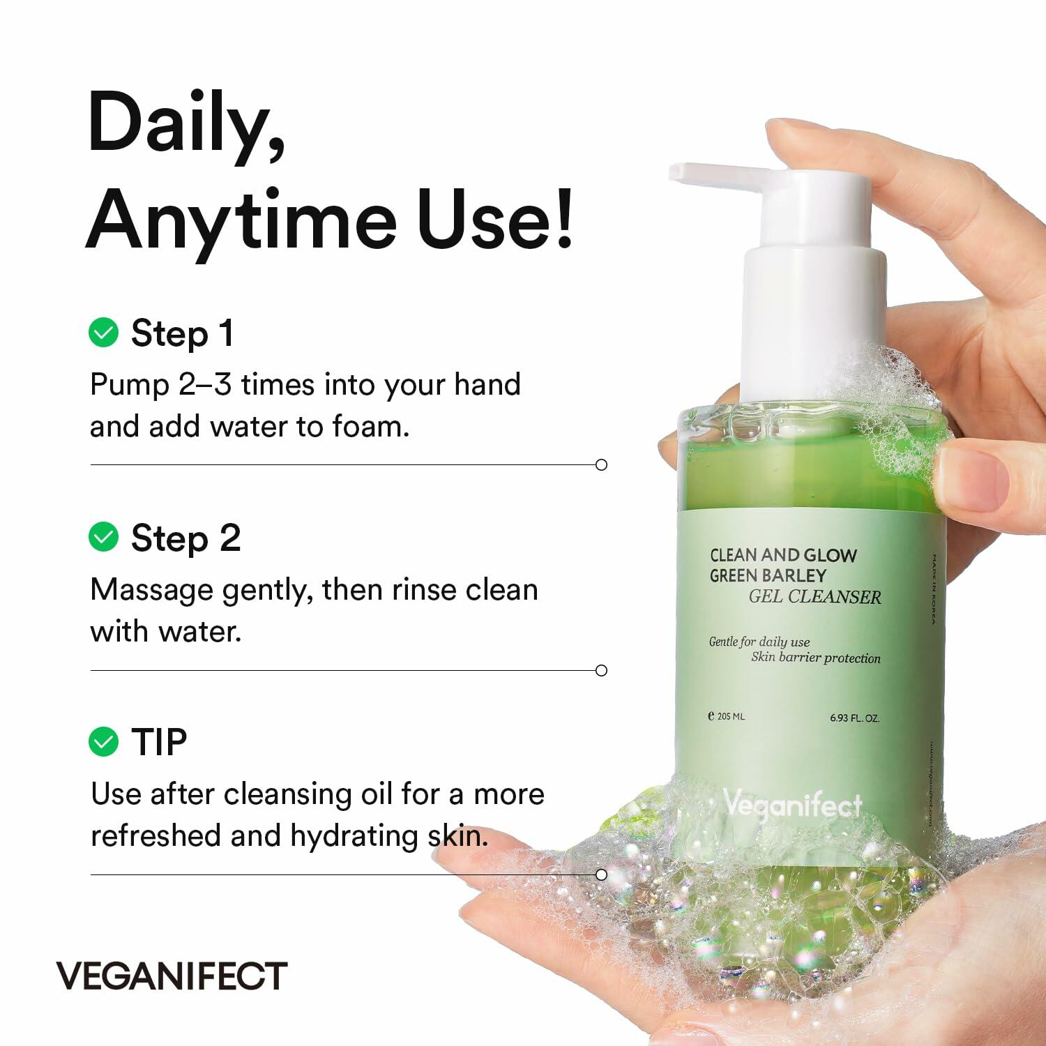 Gel-to-Foam Cleanser Hydrating Face Wash 205ml 6.93fl oz