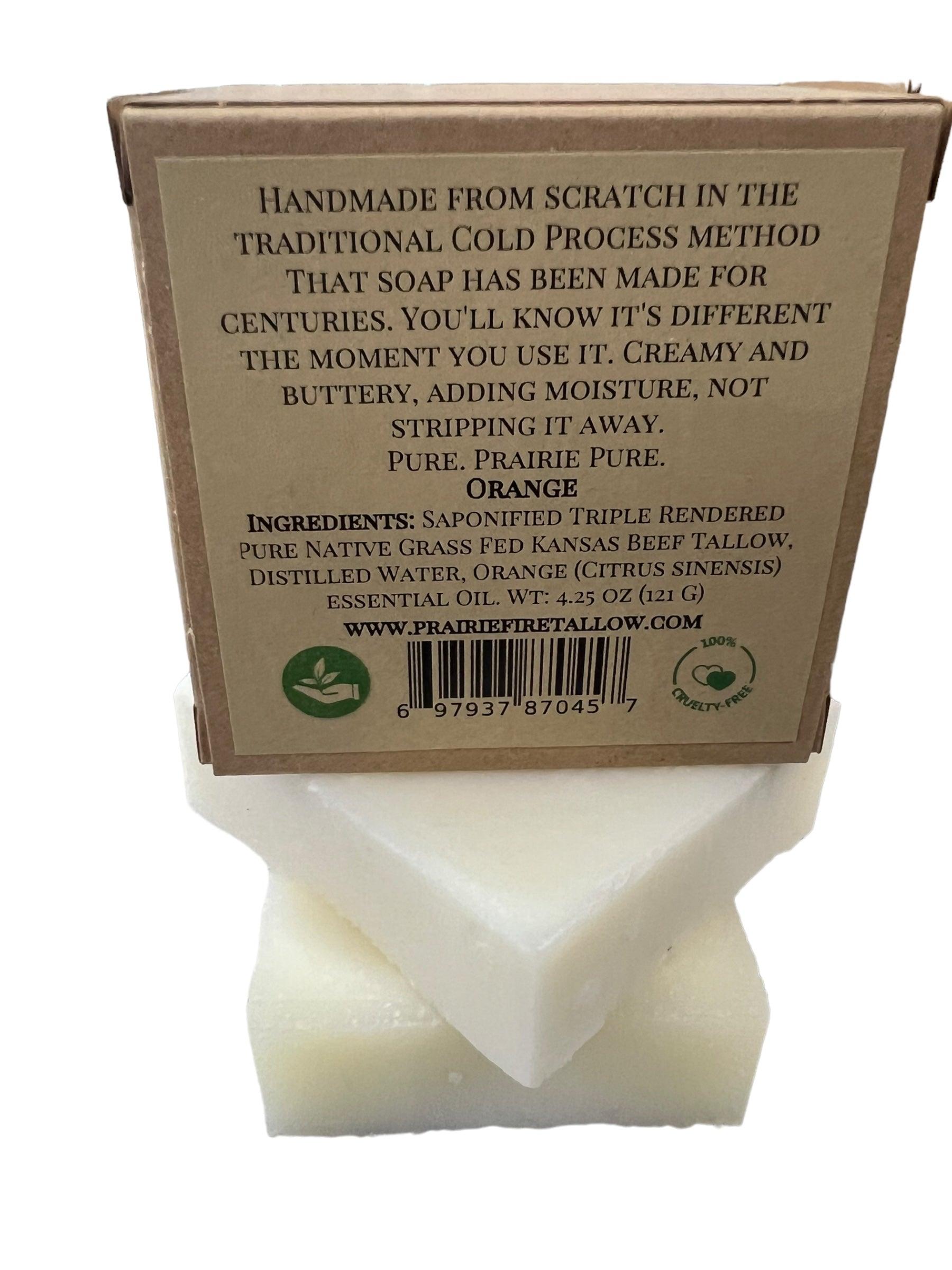 Grass Fed Tallow Soap Bar 3 Pack Fragrance Free Sensitive