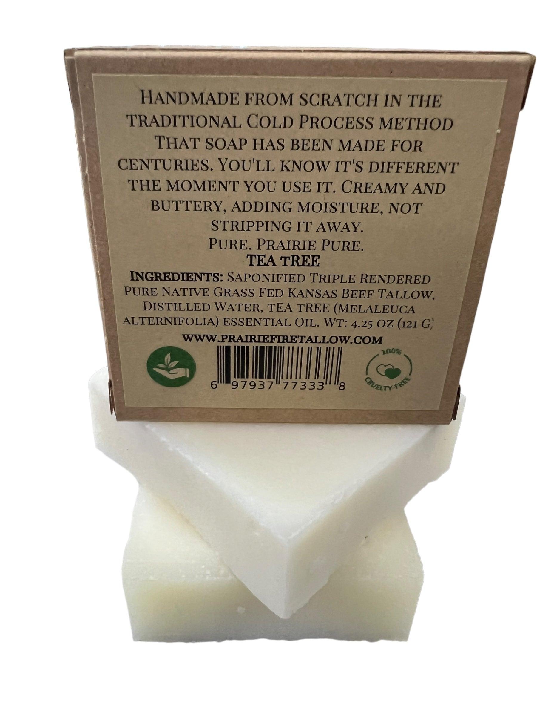 Grass Fed Tallow Soap Bar 3 Pack Fragrance Free Sensitive