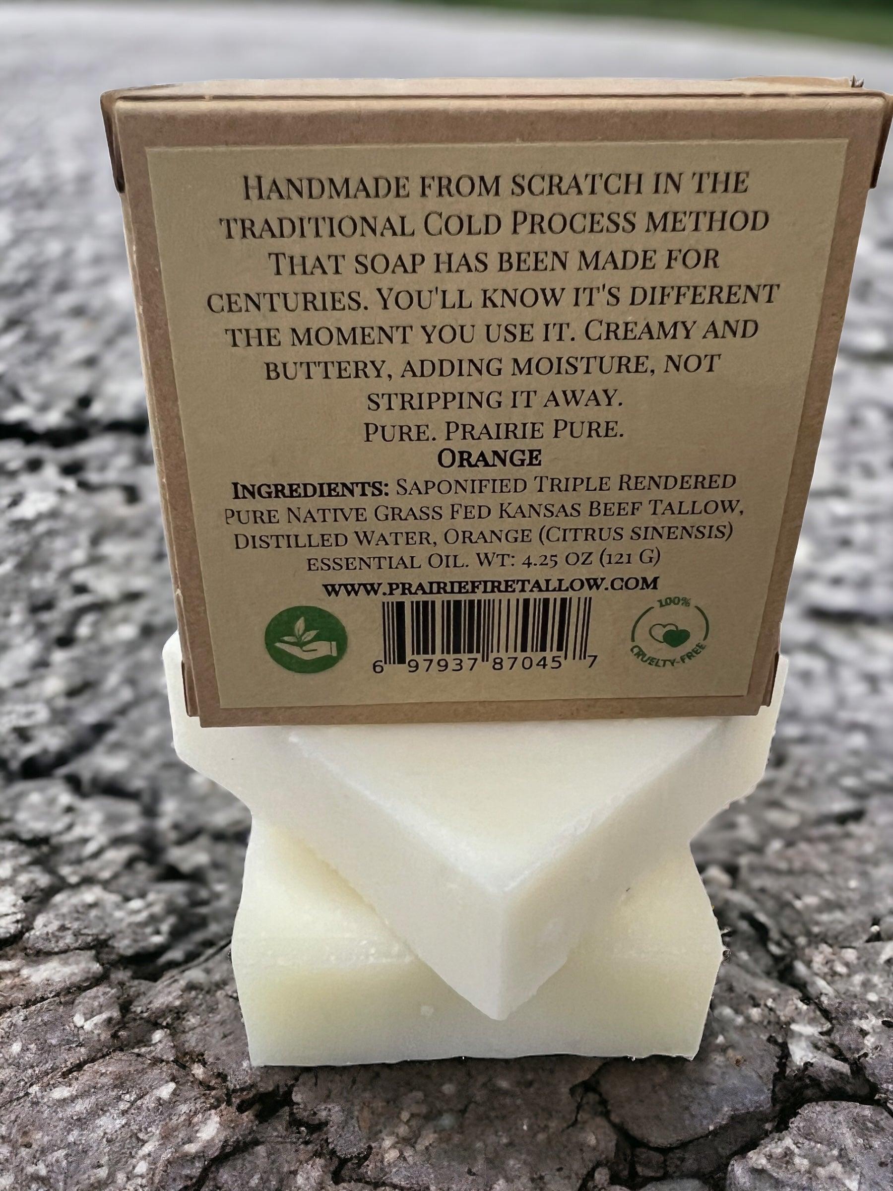 Grass Fed Tallow Soap Bar 3 Pack Fragrance Free Sensitive