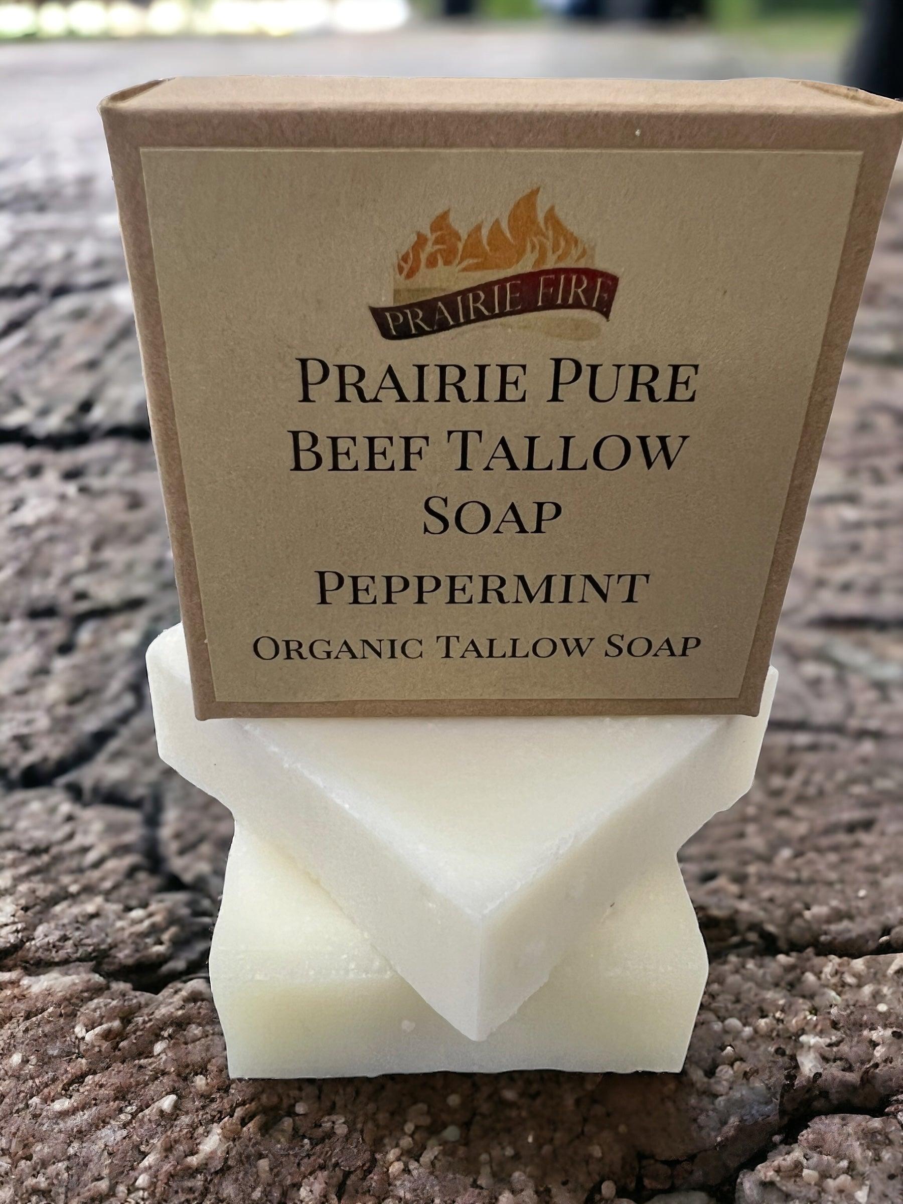 Grass Fed Tallow Soap Bar 3 Pack Fragrance Free Sensitive