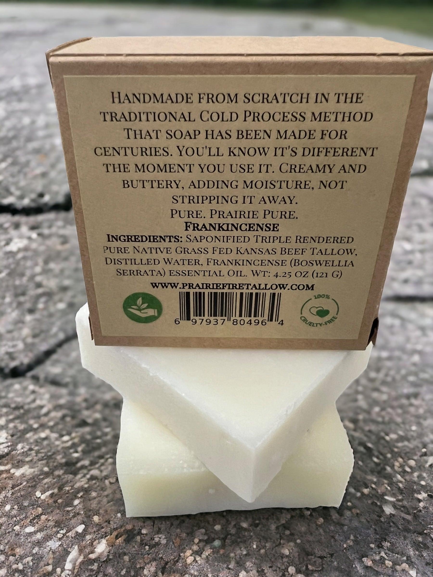 Grass Fed Tallow Soap Bar 3 Pack Fragrance Free Sensitive
